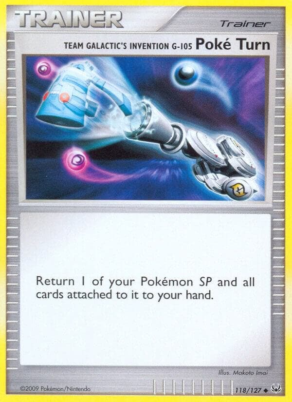 Team Galactics Invention G 105 Poke Turn Item