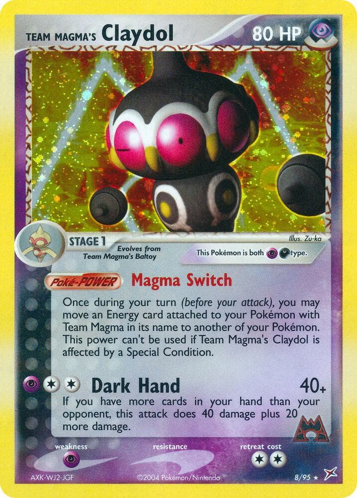 Team Magmas Claydol Stage 1