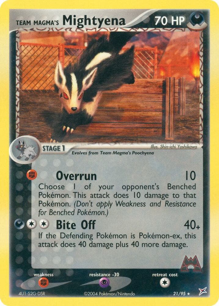 Team Magmas Mightyena Stage 1