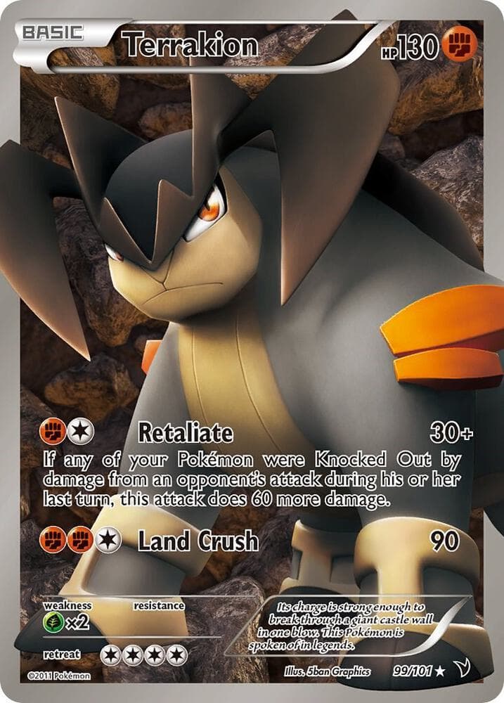 Terrakion 99 Full Art Basic