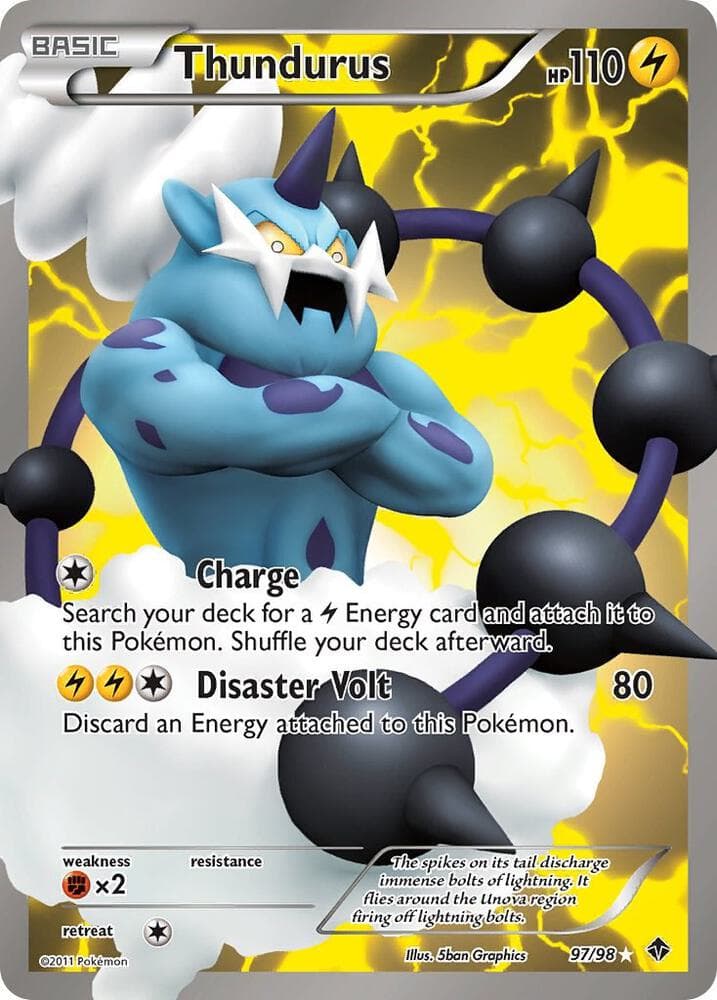 Thundurus 97 Full Art Basic