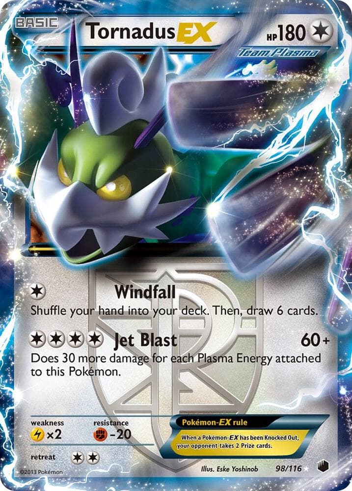 Tornadus EX Team Plasma Basic