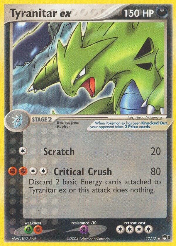 Tyranitar ex Holo Stage 2