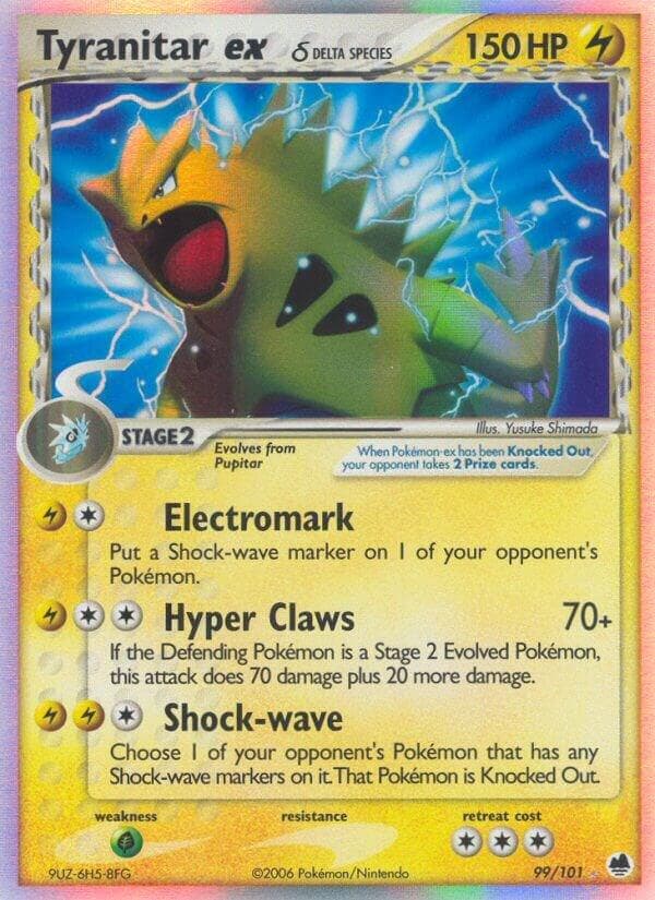 Tyranitar ex Delta Species Stage 2