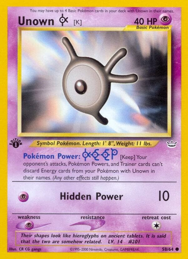 Unown K Basic