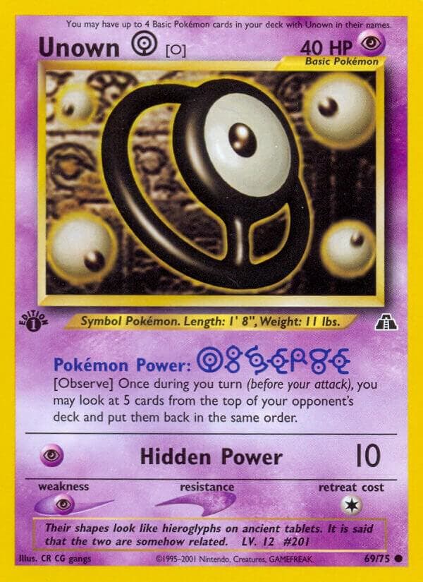 Unown O Basic