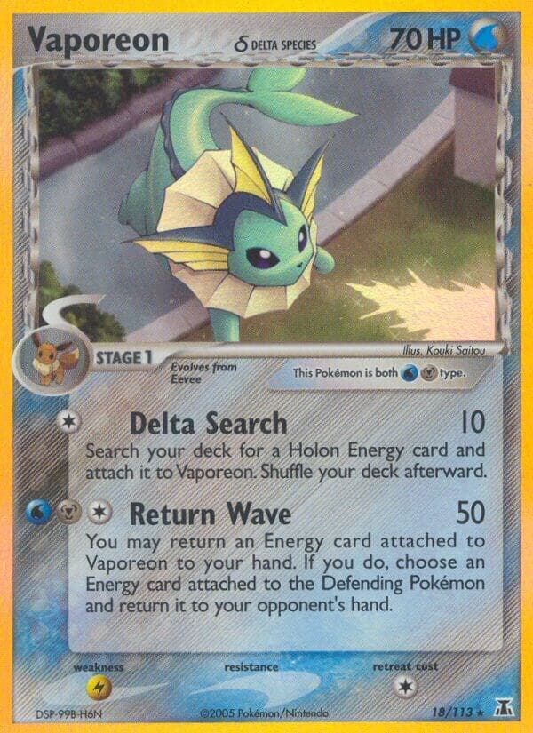 Vaporeon Delta Species Stage 1