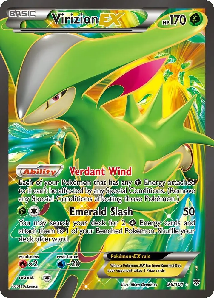 Virizion EX Full Art Basic
