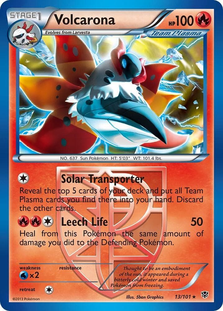 Volcarona Team Plasma Stage 1