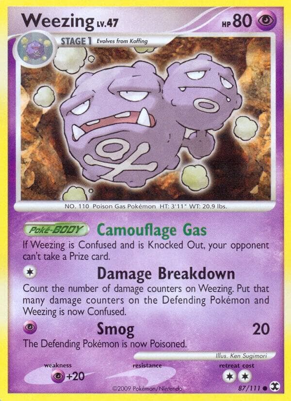 Weezing Stage 1