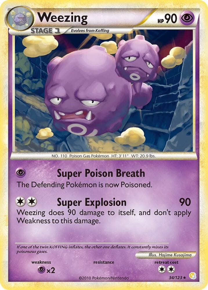 Weezing Stage 1