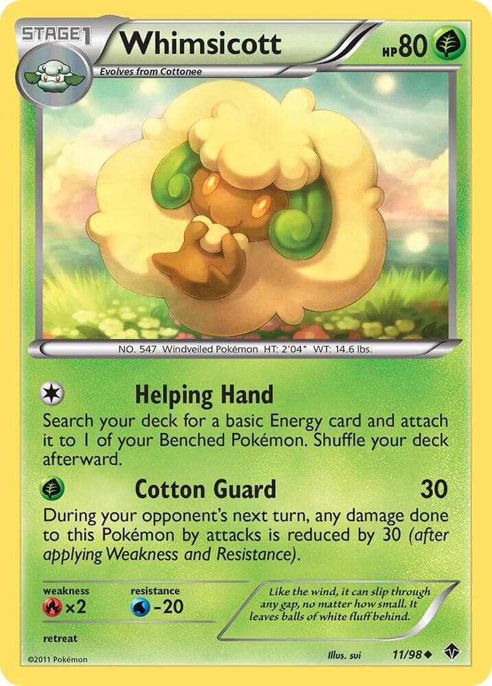 Whimsicott 11 Stage 1