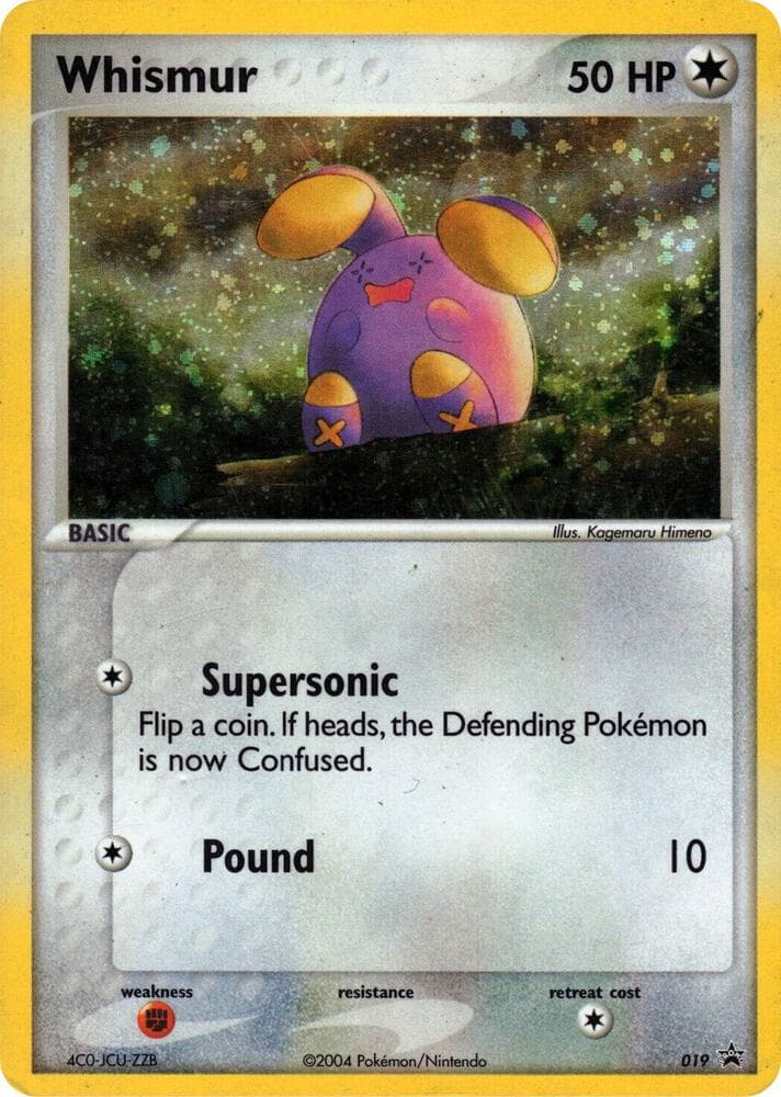 Whismur 019 EX Deck Tin Basic