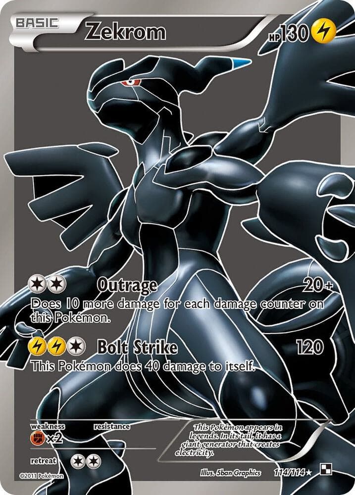 Zekrom 114 Full Art Basic