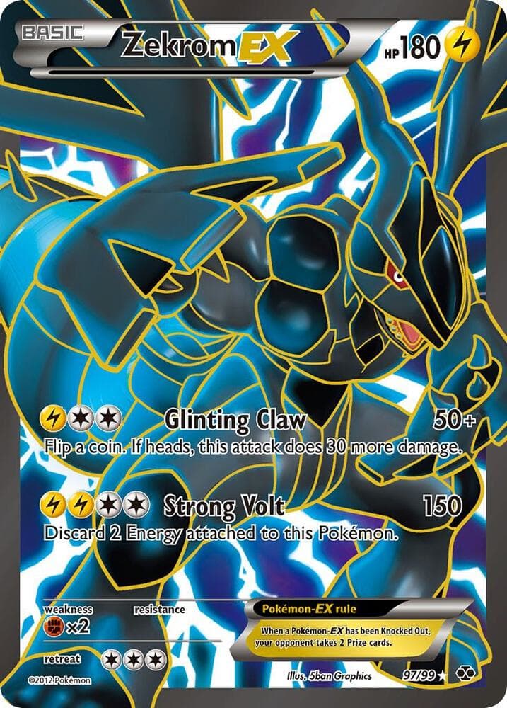 Zekrom EX 97 Full Art Basic