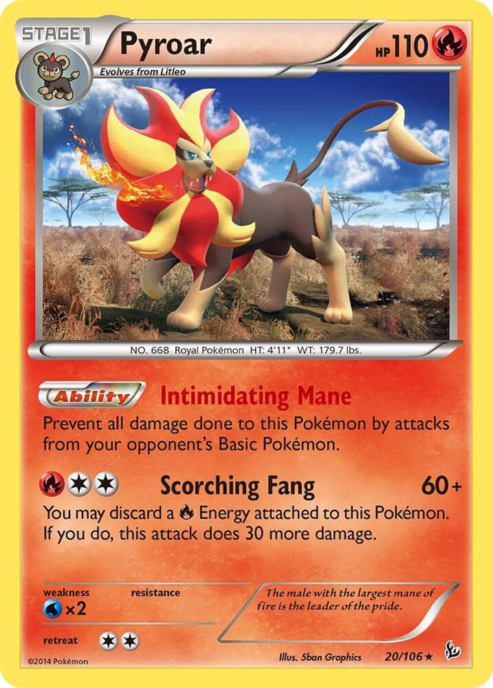 Pyroar Stage 1