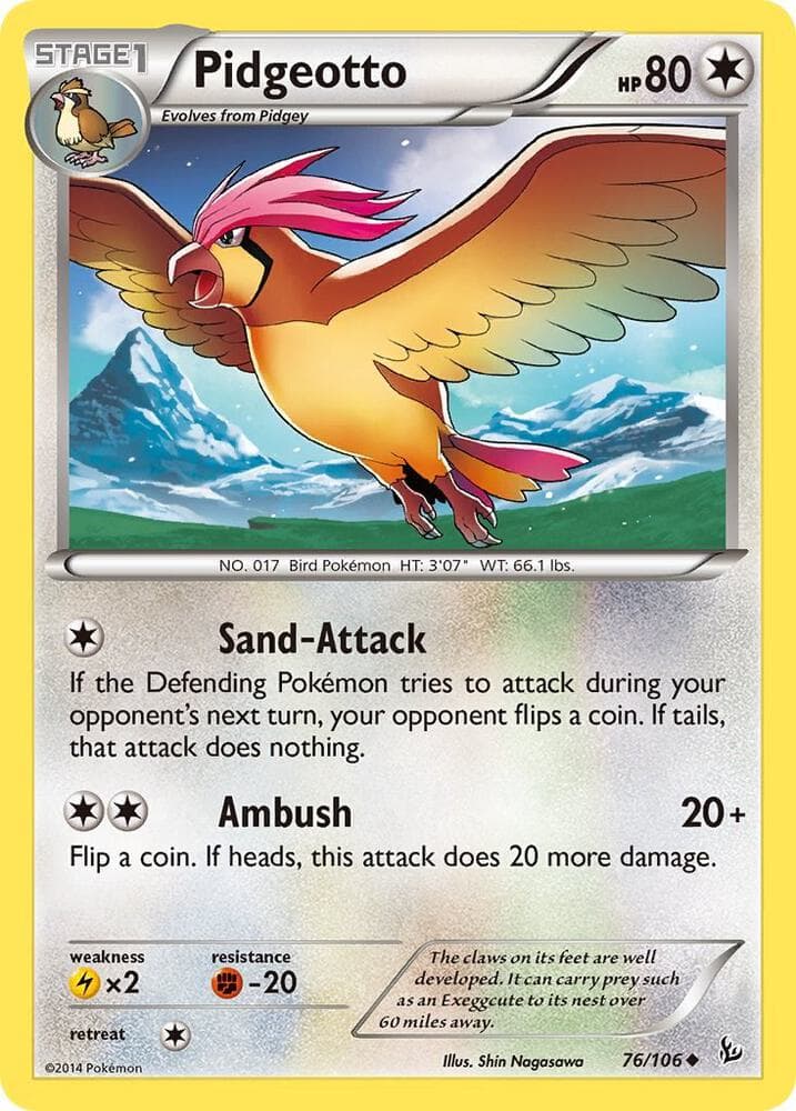 Pidgeotto Stage 1