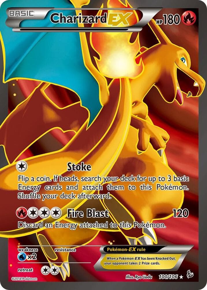 Charizard EX 100 Full Art Basic