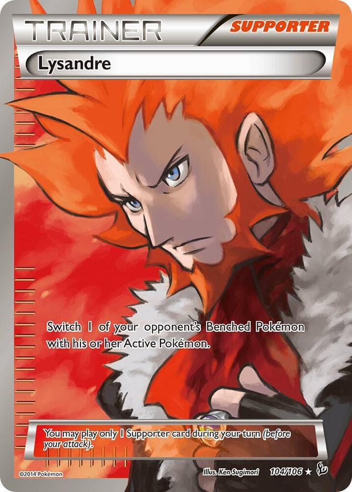 Lysandre 104 Full Art Supporter