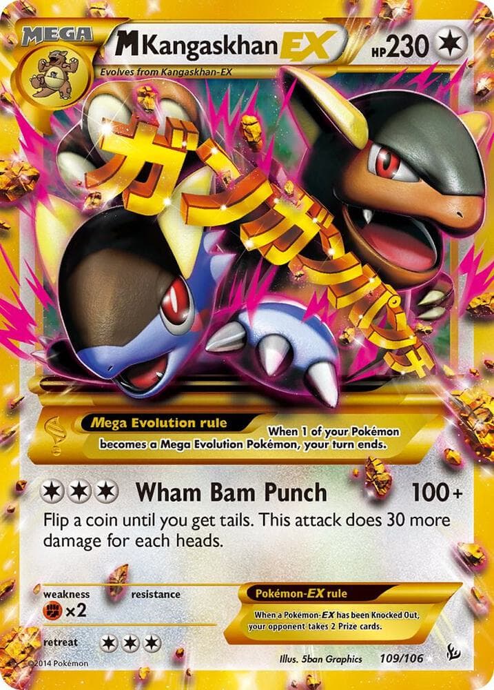 M Kangaskhan EX 109 Secret Rare MEGA