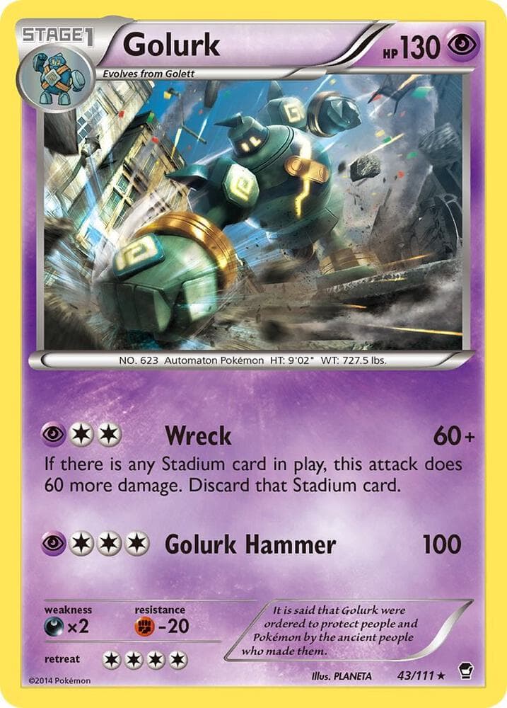 Golurk Stage 1