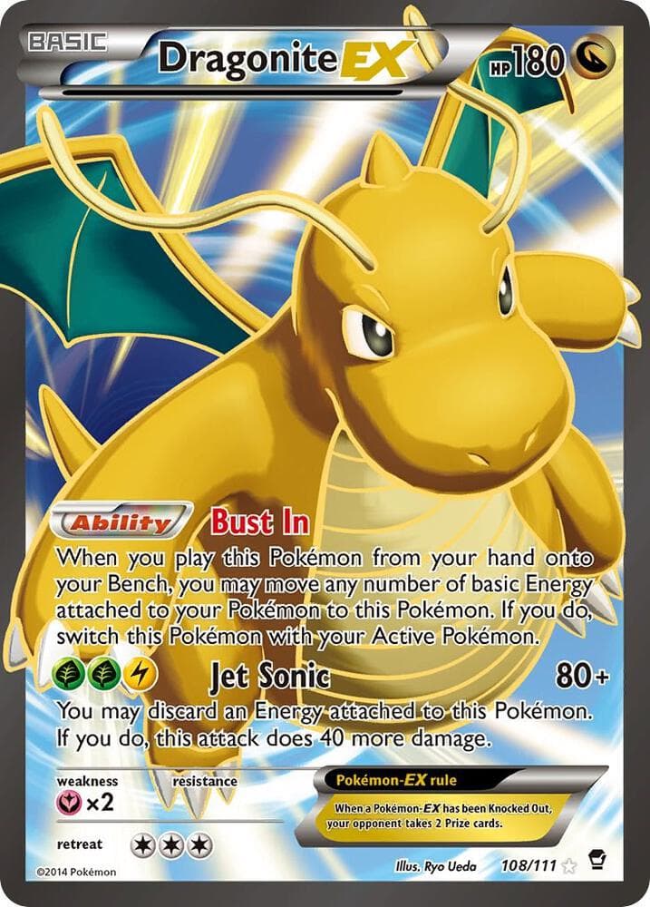 Dragonite EX 108 Full Art Basic