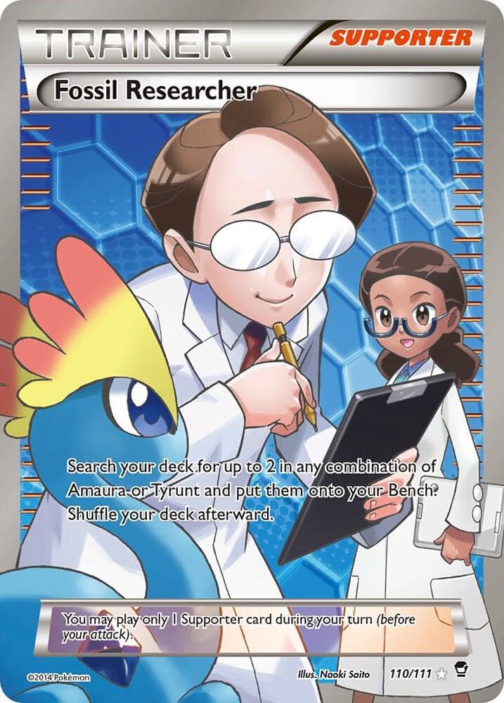 Fossil Researcher 110 Full Art Supporter