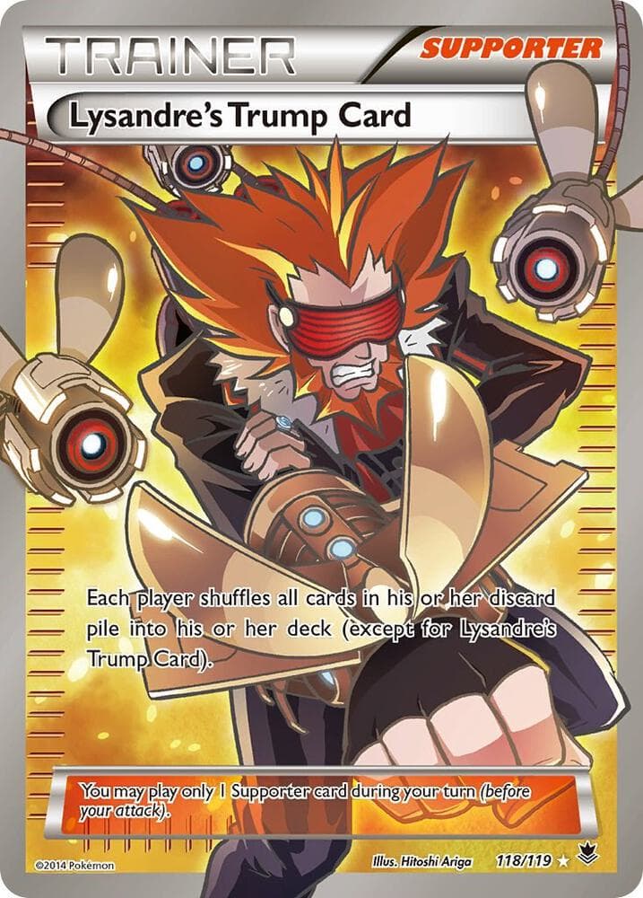 Lysandres Trump Card 118 Full Art Supporter