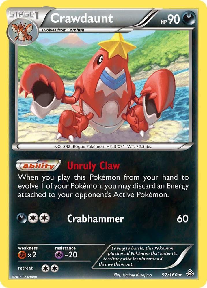 Crawdaunt Stage 1
