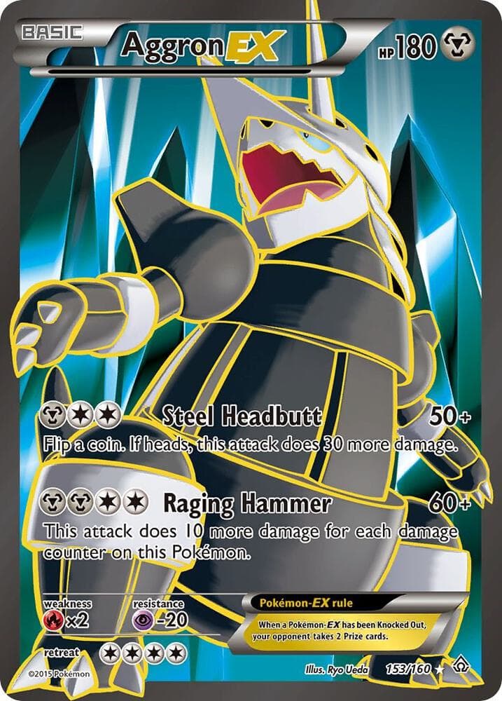 Aggron EX 153 Full Art Basic