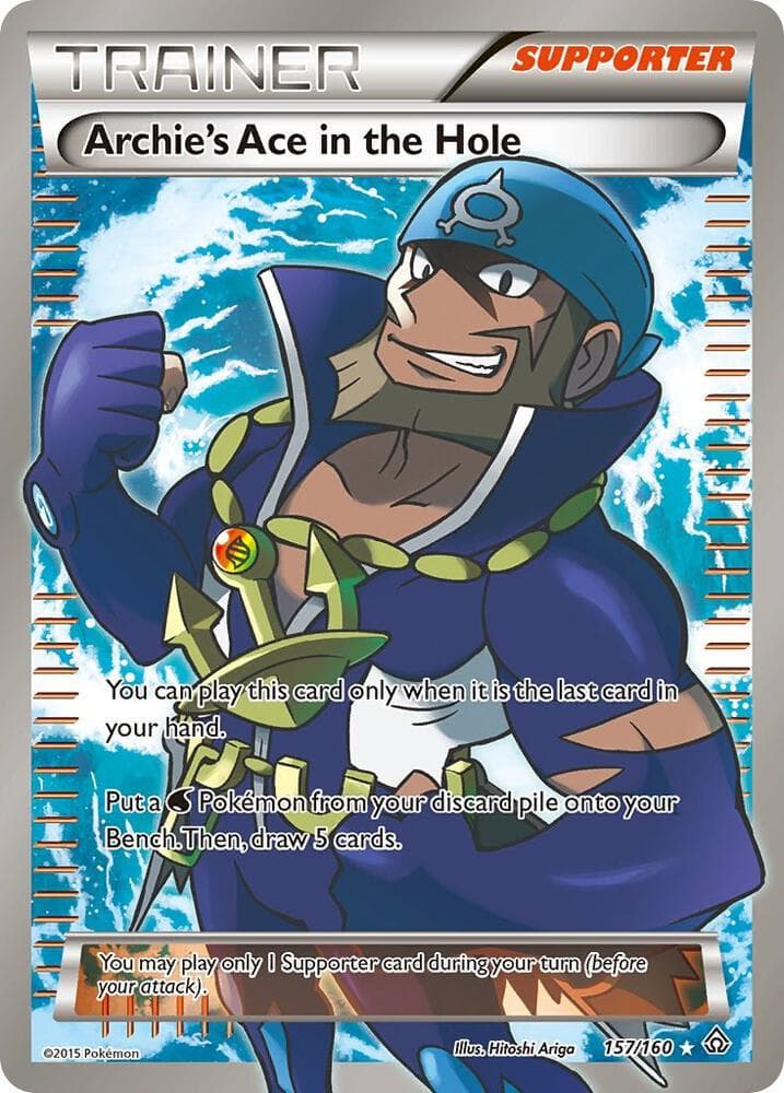 Archies Ace in the Hole 157 Full Art Supporter