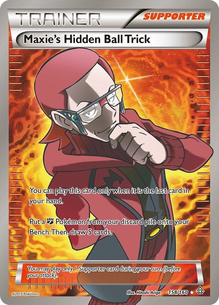 Maxies Hidden Ball Trick 158 Full Art Supporter