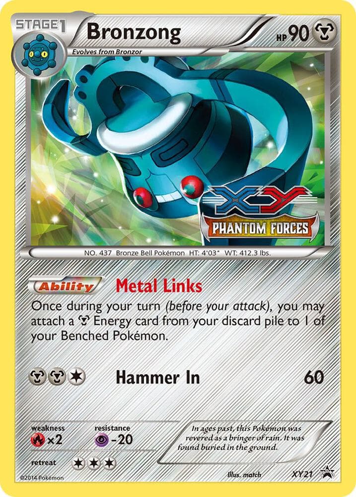 Bronzong XY21 Prerelease Stage 1