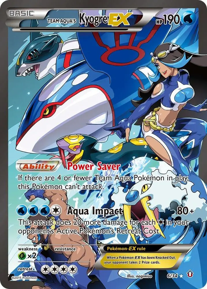 Team Aquas Kyogre EX Basic