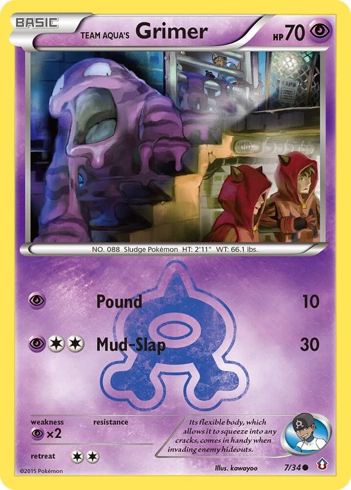 Team Aquas Grimer Basic
