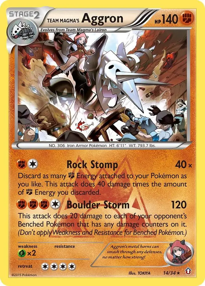 Team Magmas Aggron Stage 2