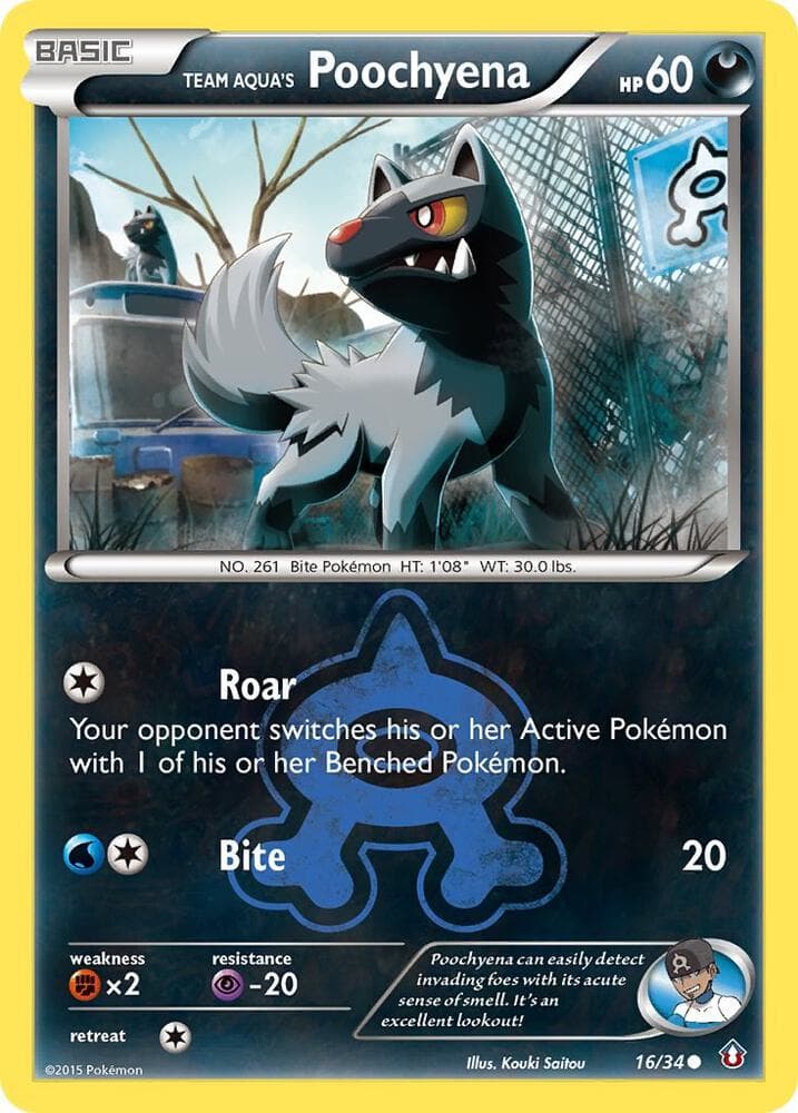 Team Aquas Poochyena Basic