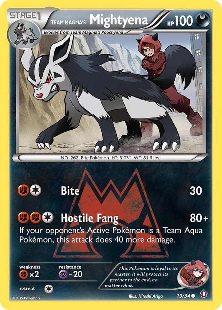 Team Magmas Mightyena Stage 1