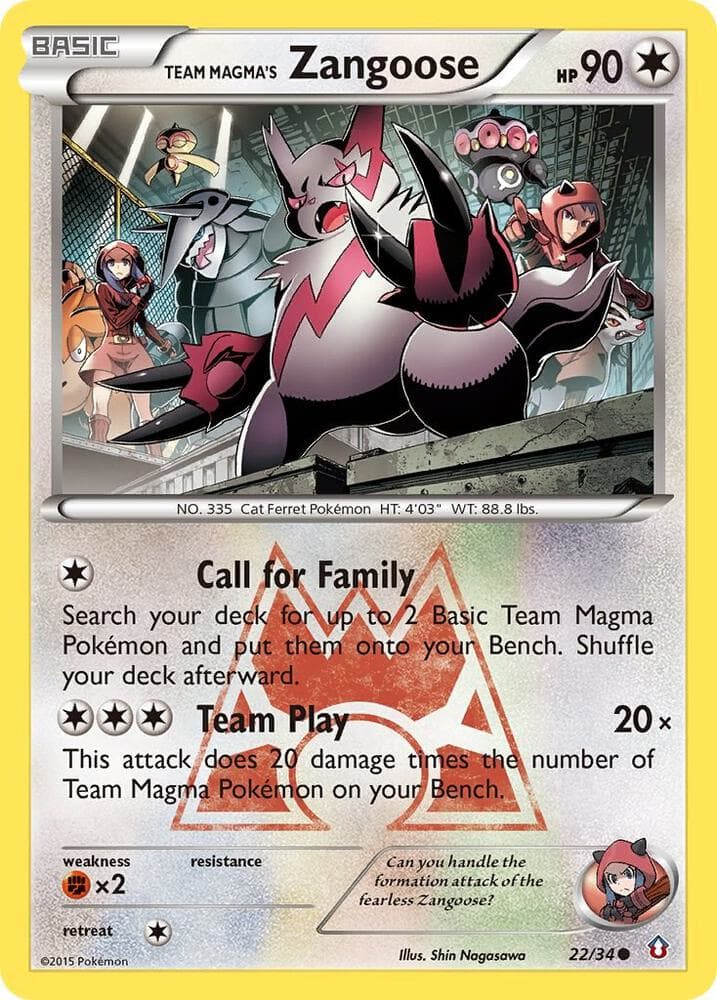Team Magmas Zangoose Basic