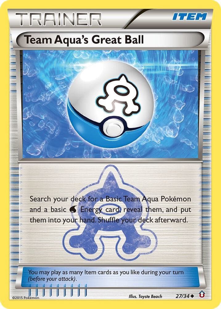 Team Aquas Great Ball Item