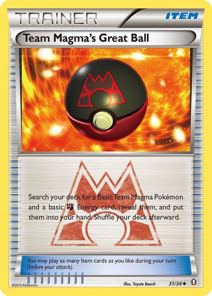 Team Magmas Great Ball Item