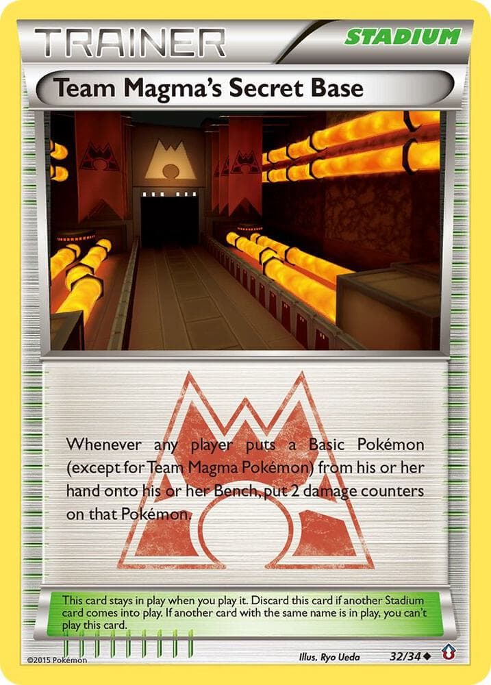 Team Magmas Secret Base Stadium