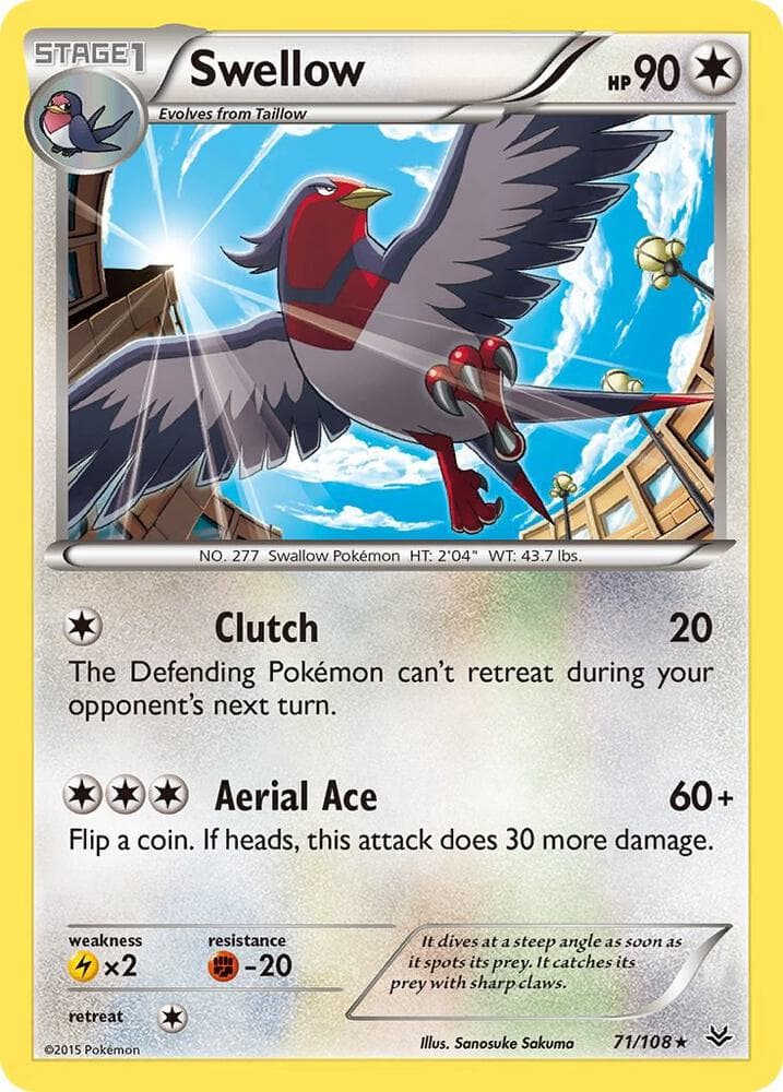Swellow 71 Stage 1