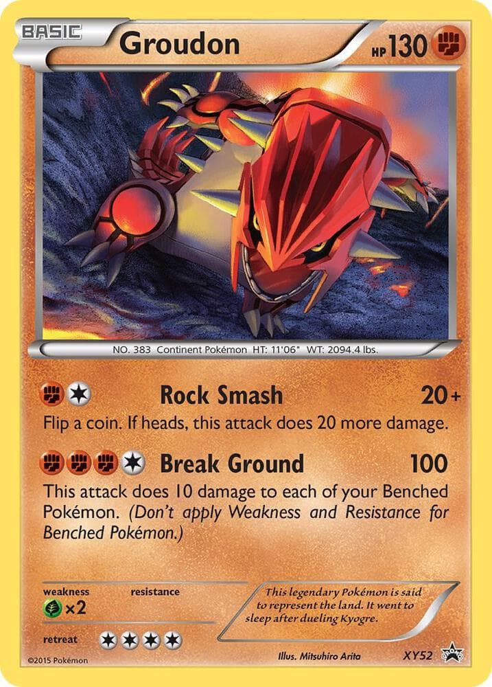 Groudon XY52 Basic