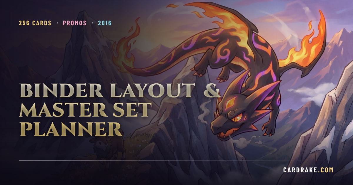 Promos SM Promos Master Set Binder Layout | Cardrake | Cardrake